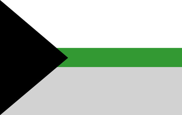 Demi-romantic Flag